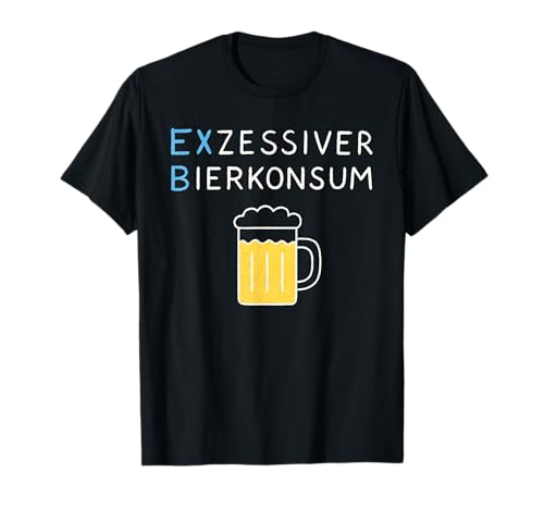 EXZESSIVER BIERKONSUM X Bier Alkoholkonsum. Kinder Zeichnung T-Shirt EXZESSIVER BIERKONSUM X Bier Alkoholkonsum. Kinder Zeichnung T-Shirt von EXZESSIVER BIERKONSUM - Lecker Bierchen Club
