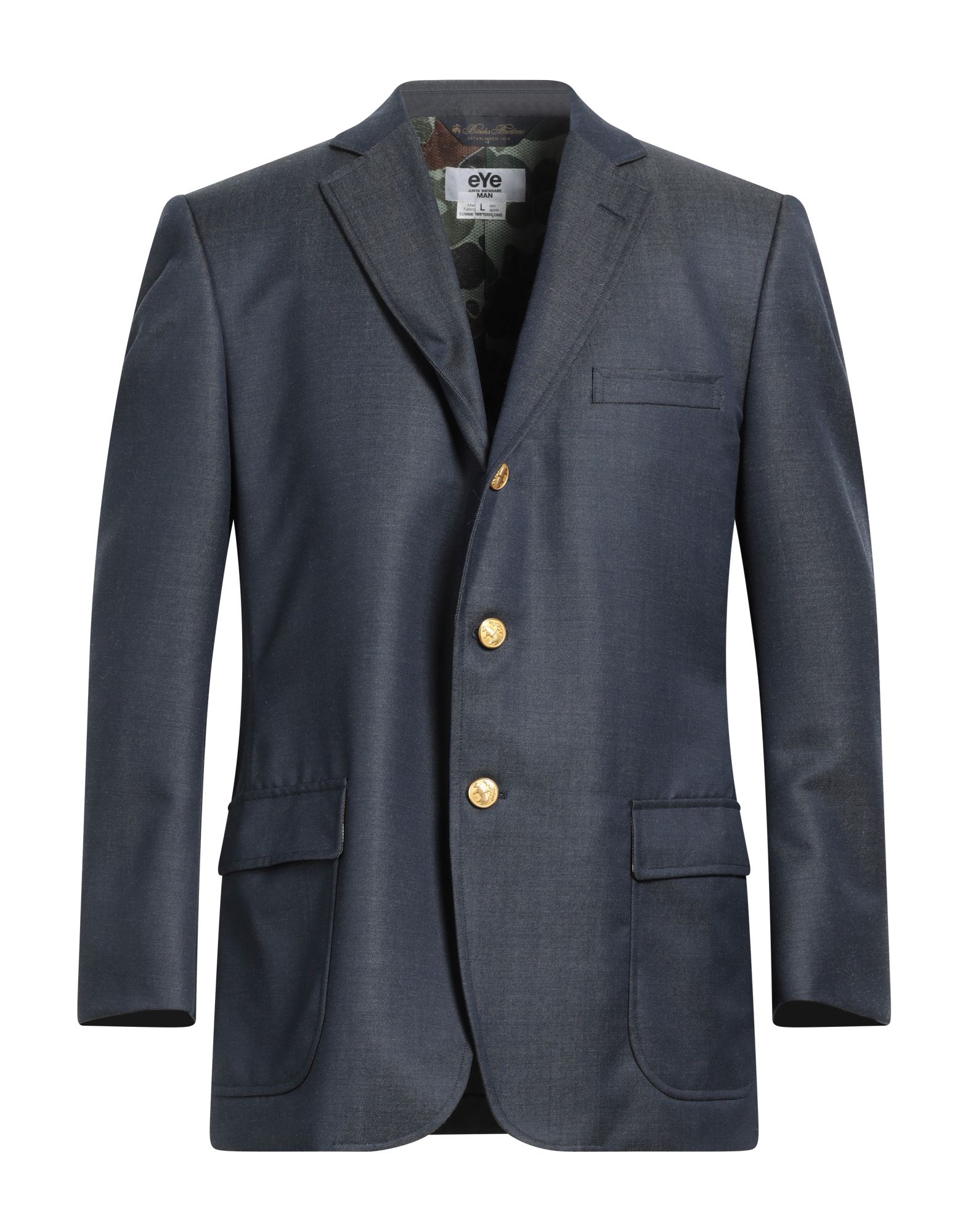 EYE JUNYA WATANABE COMME DES GARÇONS Blazer Herren Marineblau von EYE JUNYA WATANABE COMME DES GARÇONS