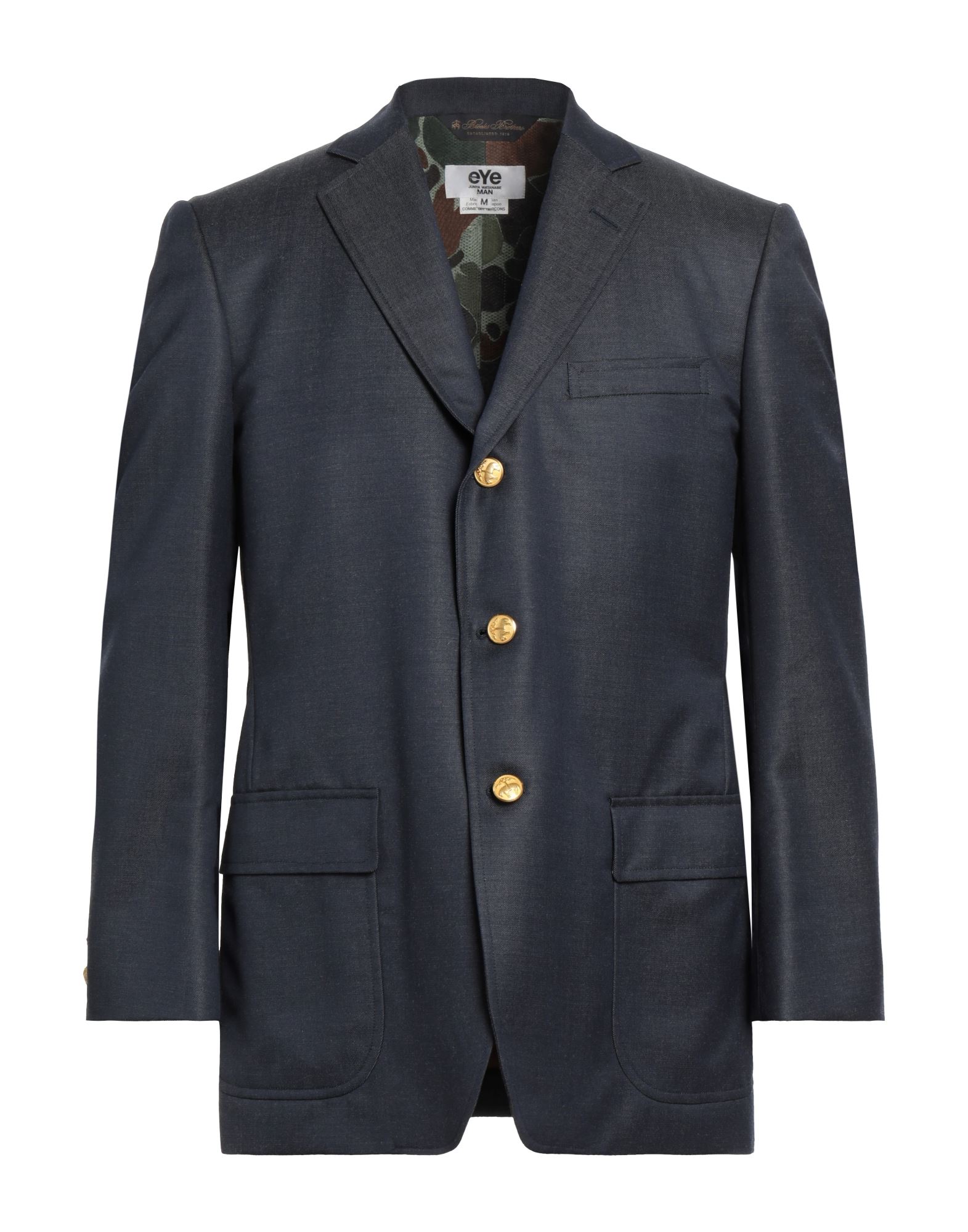 EYE JUNYA WATANABE COMME DES GARÇONS Blazer Herren Marineblau von EYE JUNYA WATANABE COMME DES GARÇONS