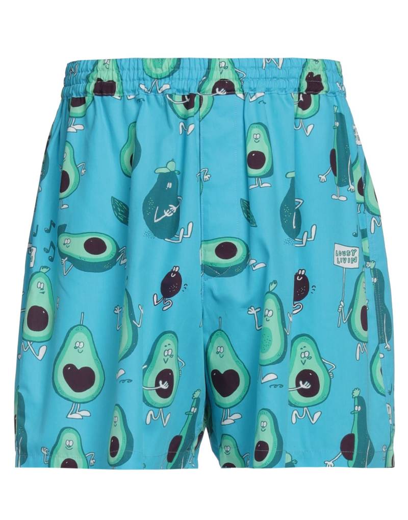 EYE JUNYA WATANABE COMME DES GARÇONS Shorts & Bermudashorts Herren Azurblau von EYE JUNYA WATANABE COMME DES GARÇONS