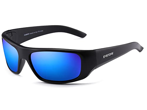 EYEFORE Sonnenbrille-Herren-Damen-Polarisiert Vintage Sonnenbrillen Rechteckig Sportbrille Schwarz Sport Brille Fahrerbrille UV400 Schutz EYEFORE Sonnenbrille-Herren-Damen-Polarisiert Vintage Sonnenbrillen Rechteckig Sportbrille Schwarz Sport Brille Fahrerbrille UV400 Schutz von EYEFORE