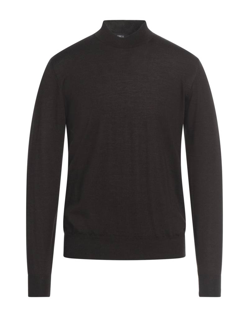EYNESSE Rollkragenpullover Herren Dunkelbraun von EYNESSE