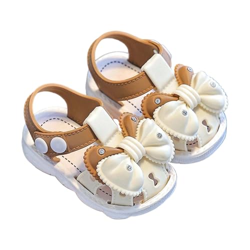 EYNMVR Beige Mädchen Prinzessin Schuhe Kinder Kristall Für Party Glitzer Pailletten Schulschuhe Prinzessinnenschuhe Brautschuhe Flach Kommunionsschuhe Stöckelschuhe Baby Abendschuhe 24 von EYNMVR