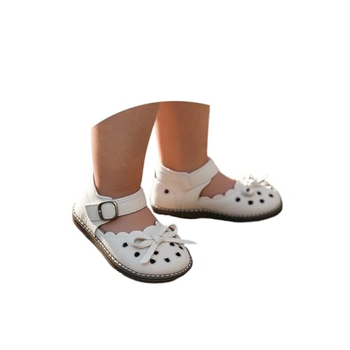 EYNMVR Beige Mädchen Prinzessin Schuhe Kinder Kristall Für Party Glitzer Pailletten Schulschuhe Prinzessinnenschuhe Brautschuhe Flach Kommunionsschuhe Stöckelschuhe Baby Abendschuhe 27.5 Little Kids von EYNMVR