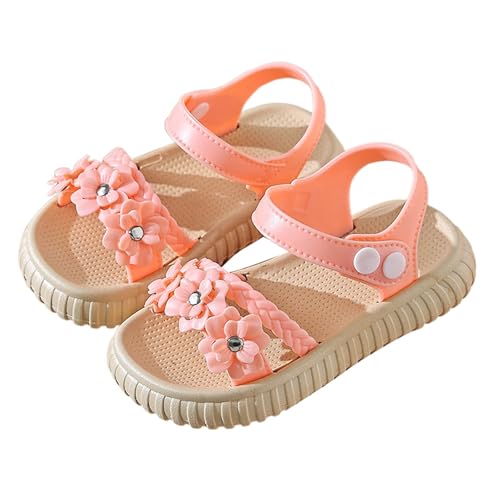 EYNMVR Mädchen Sandalen modisch bequem atmungsaktiv für den Sommer flache Schuhe süß Freizeit Outdoor Alltag ideal für Kinder Jugendliche Pink,28 Rubber EYNMVR Mädchen Sandalen modisch bequem atmungsaktiv für den Sommer flache Schuhe süß Freizeit Outdoor Alltag ideal für Kinder Jugendliche Pink,28 Rubber von EYNMVR