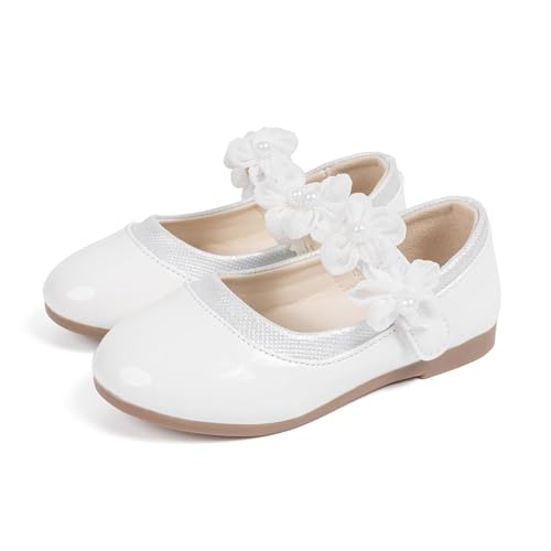 EYNMVR Weiß Sandalen Mädchen Kinder Strandschuhe Prinzessin Sommerschuhe mit Fussbett Modische Outdoor Trekking Kindersandalen 2.5 Jahre von EYNMVR
