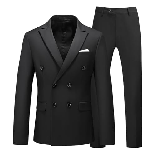 Herren Anzug 3 Teilig Hochzeit Hellblauer Blazer Kurz Herren Anzug Herren sommer Anzug Herren Elegant Blazer Rosa Herren Hosenanzug+Herren+Business Anzug Herren Blau Boss BuisnessAnzughosen Herren S von EYNMVR