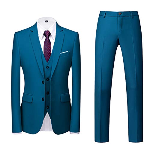 Herren Anzugweste Grau Blazer Herren Kurzgröße Anzüge Für Frauen Anzug Herren Sportlich Herren-Blazer Sportlich-Elegant Anzug Herren Elegant 2 Teiler Anzüge Für Eislaufen Jungs Festlicher Zweiteiler von EYNMVR