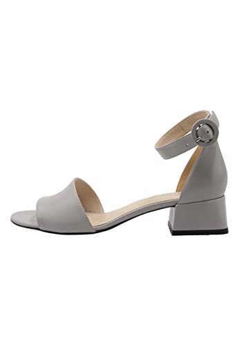 EYOTA Damen Leder Sandaletten Sandal, GRAU, 37 EU von EYOTA