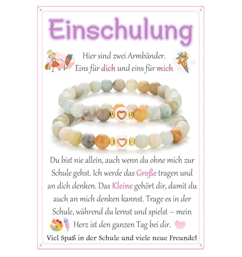 EYQV Amazonit Einschulung Armband für Mädchen EYQV Amazonit Einschulung Armband für Mädchen von EYQV