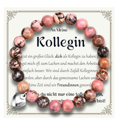 EYQV Geschenk Kollegin, Armband für Beste Kollegin als Abschiedsgeschenk Dankesgeschenk, Kleines Geschenke für Kollegin Freundin zu Weihnachten zum Geburtstag Abschied Ruhestand, Rot EYQV Geschenk Kollegin, Armband für Beste Kollegin als Abschiedsgeschenk Dankesgeschenk, Kleines Geschenke für Kollegin Freundin zu Weihnachten zum Geburtstag Abschied Ruhestand, Rot von EYQV