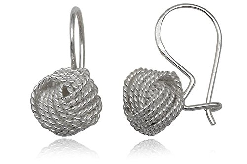 EYS JEWELRY Ohrhänger Damen Knoten Kugeln 925 Sterling Silber Damen-Ohrringe von EYS JEWELRY