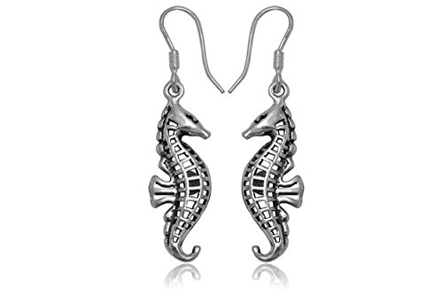 EYS JEWELRY Ohrhänger Damen Seepferdchen 925 Sterling Silber Damen-Ohrringe von EYS JEWELRY