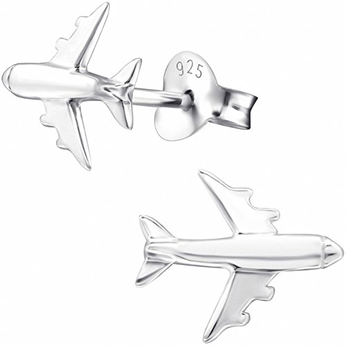 EYS JEWELRY Ohrstecker Damen Flugzeug 925 Sterling Silber Damen-Ohrringe von EYS JEWELRY