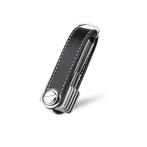 EYSCOTA Schlüssel Organizer, Schlüsselbund, Schlüsselanhänger Echtes Leder, Pocket Smart Key Holder mit Stilvoller,Funktionaler,key Organizer(für 7-9 Mehrfachschlüssel) von EYSCOTA