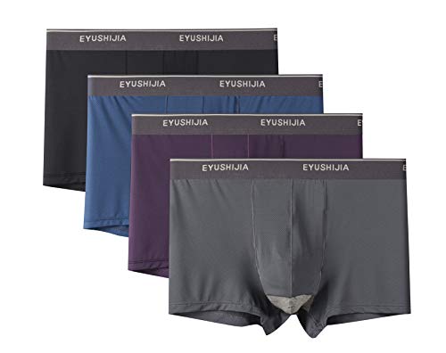 EYUSHIJIA Herren Boxershorts, Bambusfaser, Modal, 4 Stück - - X-Large von EYUSHIJIA