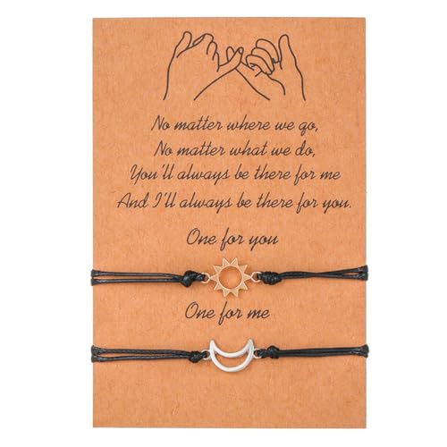 EYVRPAU 2 pcs Edelstahl Armband Freundschafts Armband Geschenk für Freunde/Schwester/Mutter Tochter Muttertag Geburtstag Geschenk für Mutter Tochter Freund Schwester EYVRPAU 2 pcs Edelstahl Armband Freundschafts Armband Geschenk für Freunde/Schwester/Mutter Tochter Muttertag Geburtstag Geschenk für Mutter Tochter Freund Schwester von EYVRPAU