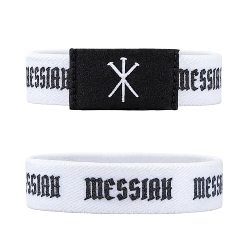 Messia-Armband, schwarz-weißes Muster, religiöses Symbol-Design Messia-Armband, schwarz-weißes Muster, religiöses Symbol-Design von EZ