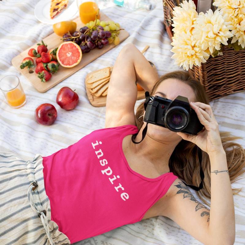 Inspire Inspirierendes Damen-Tanktop - Mutige Positive Botschaft Entworfen Und Gedruckt in Den Usa Inspire Inspirierendes Damen-Tanktop - Mutige Positive Botschaft Entworfen Und Gedruckt in Den Usa von EZAwarenessByDesign