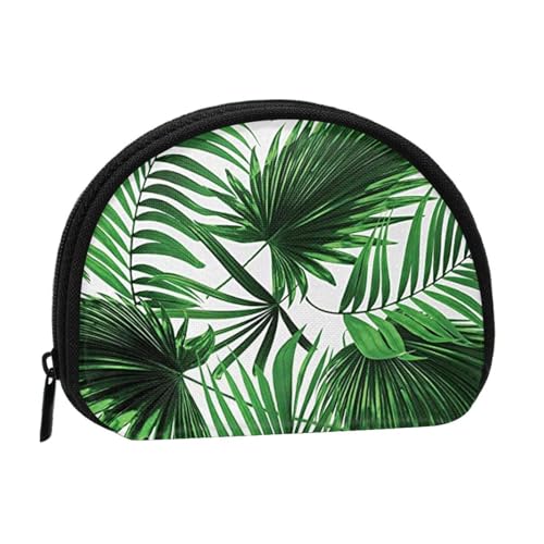 Bedruckte Mini-Münzgeldbörse mit Reißverschluss - kleine Geldbörse für Damen und Herren, kompakter Reisegeldorganizer, Schwarz , Einheitsgröße von EZDLOWVBA