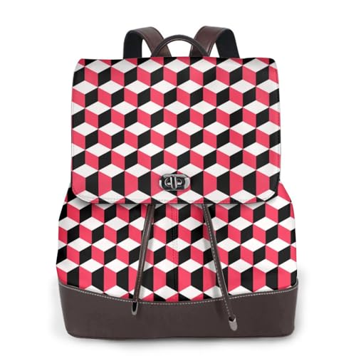 Damen-Rucksack mit 3D-Druck, wasserdicht, Diebstahlschutz, leicht, PU-Leder, Nylon, Schultasche, Schultertasche, Reiserucksack, Schwarz , Einheitsgröße Damen-Rucksack mit 3D-Druck, wasserdicht, Diebstahlschutz, leicht, PU-Leder, Nylon, Schultasche, Schultertasche, Reiserucksack, Schwarz , Einheitsgröße von EZDLOWVBA