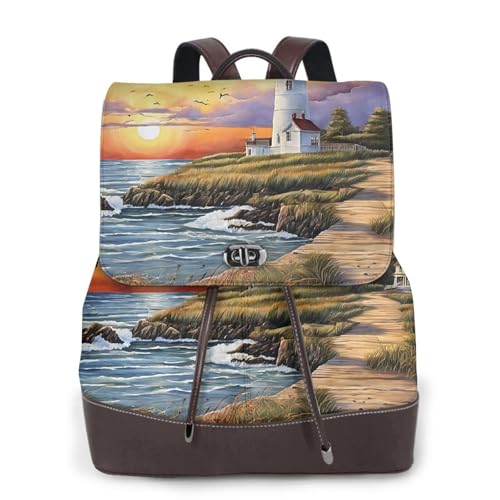 Damen-Rucksack mit Diamant-Malerei-Druck, wasserdicht, Diebstahlschutz, leicht, PU-Leder, Nylon, Schultasche, Schultertasche, Reiserucksack, Schwarz , Einheitsgröße von EZDLOWVBA