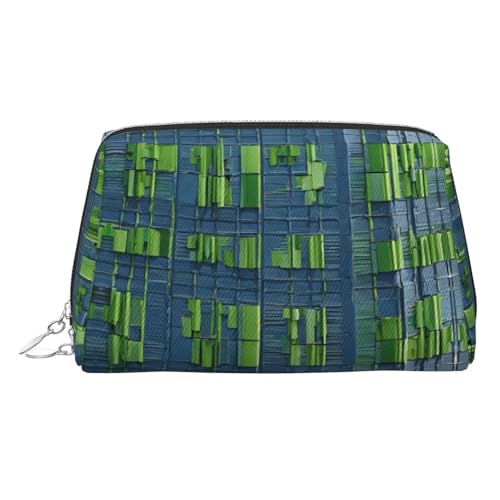 EZDLOWVBA Abalone Kosmetiktasche für Damen, mit Perlmutt-Aufdruck, Reißverschluss, Make-up-Tasche, Kulturbeutel, leichte Leder-Make-up-Tasche, silber, Einheitsgröße EZDLOWVBA Abalone Kosmetiktasche für Damen, mit Perlmutt-Aufdruck, Reißverschluss, Make-up-Tasche, Kulturbeutel, leichte Leder-Make-up-Tasche, silber, Einheitsgröße von EZDLOWVBA