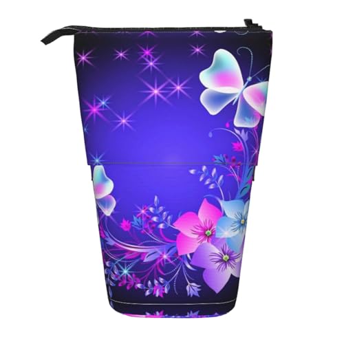 EZDLOWVBA Beauty Schmetterling Druck Schreibwaren Tasche für Jungen & Mädchen Ständer Bleistifthalter Reißverschluss Federmäppchen Teleskopkoffer Studenten & Büro Mittelschule EZDLOWVBA Beauty Schmetterling Druck Schreibwaren Tasche für Jungen & Mädchen Ständer Bleistifthalter Reißverschluss Federmäppchen Teleskopkoffer Studenten & Büro Mittelschule von EZDLOWVBA