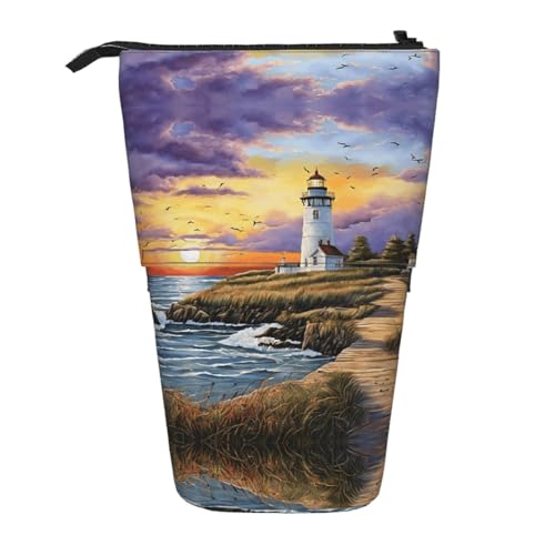 EZDLOWVBA Diamant Malerei Druck Schreibwaren Tasche für Jungen & Mädchen Ständer Bleistifthalter Reißverschluss Federmäppchen Teleskopkoffer Studenten & Büro Mittelschule von EZDLOWVBA