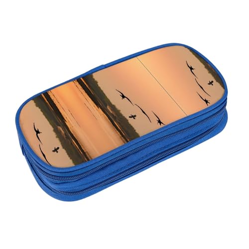 EZDLOWVBA Federmäppchen mit Ölgemälde-Motiv, für Jungen und Mädchen, schönes Federmäppchen mit Reißverschluss, Organizer für Studenten, Federmäppchen für Tochter, Sohn, Schreibtisch, blau, EZDLOWVBA Federmäppchen mit Ölgemälde-Motiv, für Jungen und Mädchen, schönes Federmäppchen mit Reißverschluss, Organizer für Studenten, Federmäppchen für Tochter, Sohn, Schreibtisch, blau, von EZDLOWVBA