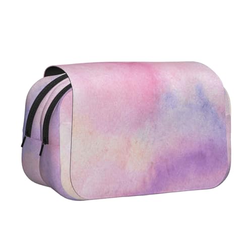EZDLOWVBA Federmäppchen mit Regenbogen-Druck, großes Fassungsvermögen, Stifteetui mit 2 Fächern, Stifthalter, Organizer, Schreibwaren-Tasche EZDLOWVBA Federmäppchen mit Regenbogen-Druck, großes Fassungsvermögen, Stifteetui mit 2 Fächern, Stifthalter, Organizer, Schreibwaren-Tasche von EZDLOWVBA