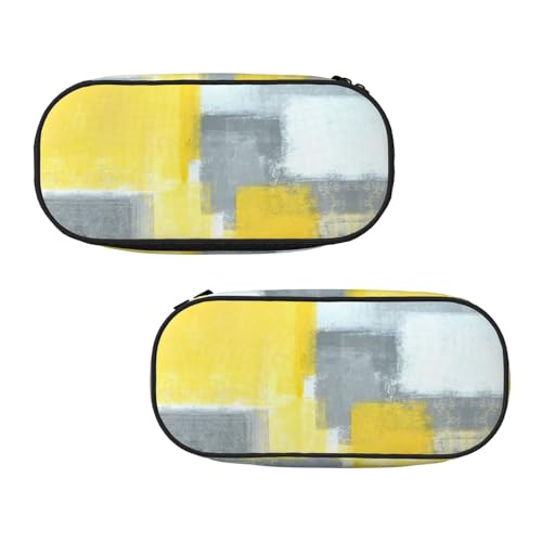 EZDLOWVBA Federmäppchen mit abstraktem Kunstdruck, für Jungen und Mädchen, schönes Federmäppchen mit Reißverschluss, Organizer für Studenten, Federmäppchen für Tochter, Sohn, Schreibtisch, von EZDLOWVBA