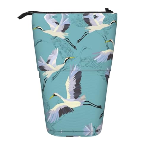 EZDLOWVBA Flying Cranes Print Schreibwaren Tasche für Jungen & Mädchen Ständer Bleistifthalter Reißverschluss Federmäppchen Teleskopkoffer Studenten & Büro Mittelschule EZDLOWVBA Flying Cranes Print Schreibwaren Tasche für Jungen & Mädchen Ständer Bleistifthalter Reißverschluss Federmäppchen Teleskopkoffer Studenten & Büro Mittelschule von EZDLOWVBA