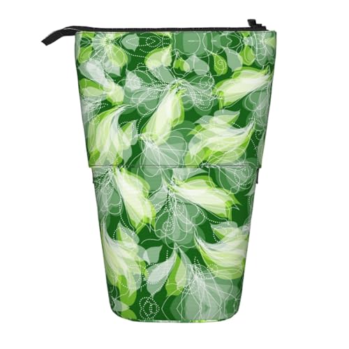 EZDLOWVBA Gemüsetextur Druck Schreibwaren Tasche für Jungen & Mädchen, Ständer Bleistifthalter, Reißverschluss Federmäppchen, Teleskopetui, Studenten & Büro Mittelschule von EZDLOWVBA