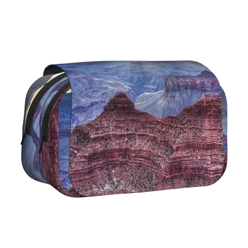 EZDLOWVBA Grand Canyon Federmäppchen mit großem Fassungsvermögen, Stifteetui mit 2 Fächern, Stifthalter, Organizer, Schreibwaren-Tasche von EZDLOWVBA