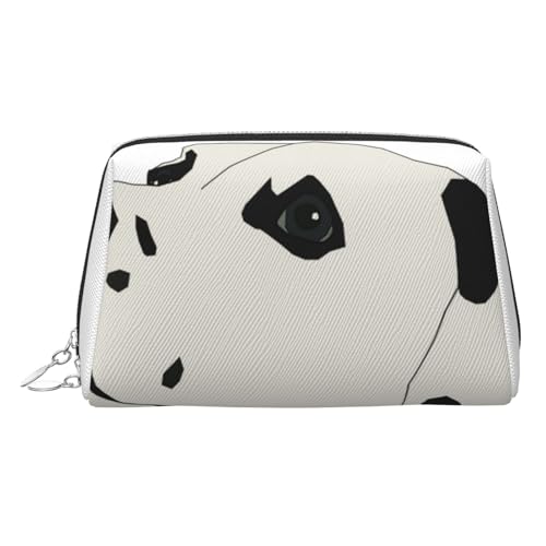 EZDLOWVBA Kosmetiktasche für Damen, Dalmatiner-Druck, Reißverschluss, Make-up-Tasche, Kulturtasche, leichte Leder-Make-up-Tasche, silber, Einheitsgröße EZDLOWVBA Kosmetiktasche für Damen, Dalmatiner-Druck, Reißverschluss, Make-up-Tasche, Kulturtasche, leichte Leder-Make-up-Tasche, silber, Einheitsgröße von EZDLOWVBA