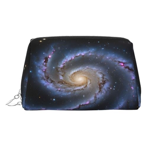 EZDLOWVBA Kosmetiktasche für Damen, Motiv: Sternenhimmel, Weltraum-Druck, Reißverschluss, Make-up-Tasche, Kulturbeutel, leichte Leder-Make-up-Tasche, silber, Einheitsgröße EZDLOWVBA Kosmetiktasche für Damen, Motiv: Sternenhimmel, Weltraum-Druck, Reißverschluss, Make-up-Tasche, Kulturbeutel, leichte Leder-Make-up-Tasche, silber, Einheitsgröße von EZDLOWVBA