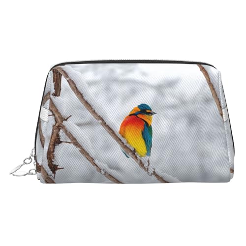 EZDLOWVBA Kosmetiktasche für Damen, mit Birkenbäumen-Aufdruck, Reißverschluss, Make-up-Tasche, Kulturbeutel, leichte Leder-Make-up-Tasche, silber, Einheitsgröße EZDLOWVBA Kosmetiktasche für Damen, mit Birkenbäumen-Aufdruck, Reißverschluss, Make-up-Tasche, Kulturbeutel, leichte Leder-Make-up-Tasche, silber, Einheitsgröße von EZDLOWVBA