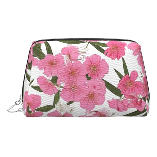 EZDLOWVBA Kosmetiktasche für Damen, mit Pfingstrosen-Aufdruck, Reißverschluss, Make-up-Tasche, Kulturbeutel, leichte Leder-Make-up-Tasche, silber, Einheitsgröße EZDLOWVBA Kosmetiktasche für Damen, mit Pfingstrosen-Aufdruck, Reißverschluss, Make-up-Tasche, Kulturbeutel, leichte Leder-Make-up-Tasche, silber, Einheitsgröße von EZDLOWVBA
