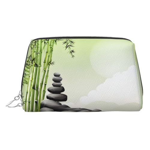 EZDLOWVBA Kosmetiktasche für Damen, mit Reißverschluss, Steindruck, leicht, Leder, silber, Einheitsgröße EZDLOWVBA Kosmetiktasche für Damen, mit Reißverschluss, Steindruck, leicht, Leder, silber, Einheitsgröße von EZDLOWVBA