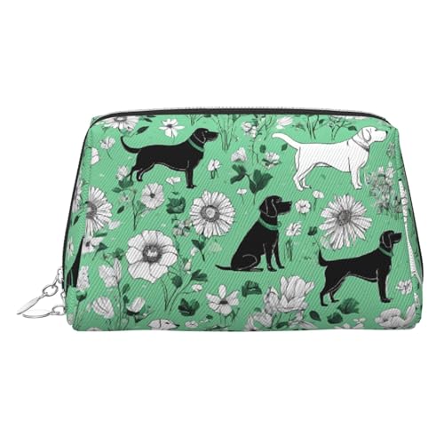 EZDLOWVBA Kosmetiktasche für Damen, mit Ziegenfrol-Aufdruck, Reißverschluss, Make-up-Tasche, Kulturbeutel, leichte Leder-Make-up-Tasche, silber, Einheitsgröße EZDLOWVBA Kosmetiktasche für Damen, mit Ziegenfrol-Aufdruck, Reißverschluss, Make-up-Tasche, Kulturbeutel, leichte Leder-Make-up-Tasche, silber, Einheitsgröße von EZDLOWVBA
