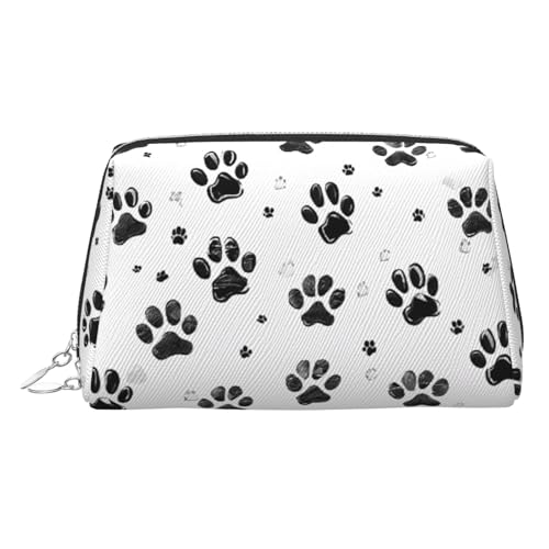 EZDLOWVBA Kosmetiktasche mit Knochen- und Druckaufdruck, für Damen, Reißverschluss, Make-up-Tasche, Kulturbeutel, leicht, Leder, silber, Einheitsgröße EZDLOWVBA Kosmetiktasche mit Knochen- und Druckaufdruck, für Damen, Reißverschluss, Make-up-Tasche, Kulturbeutel, leicht, Leder, silber, Einheitsgröße von EZDLOWVBA