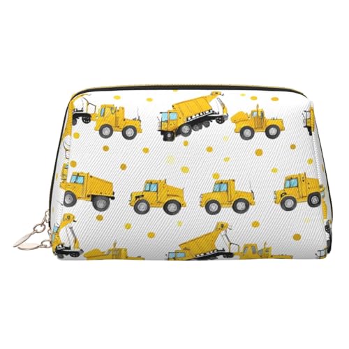 EZDLOWVBA Kosmetiktasche mit Traktor-Landwirtschafts-Druck, für Damen, Reißverschluss, Make-up-Tasche, Kulturbeutel, leicht, Leder, gold, Einheitsgröße EZDLOWVBA Kosmetiktasche mit Traktor-Landwirtschafts-Druck, für Damen, Reißverschluss, Make-up-Tasche, Kulturbeutel, leicht, Leder, gold, Einheitsgröße von EZDLOWVBA