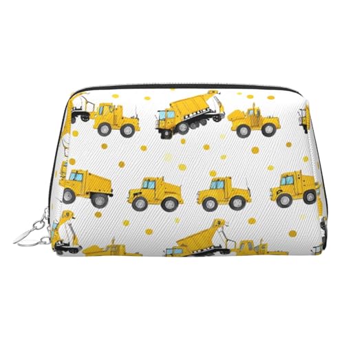 EZDLOWVBA Kosmetiktasche mit Traktor-Landwirtschafts-Druck, für Damen, Reißverschluss, Make-up-Tasche, Kulturbeutel, leicht, Leder, silber, Einheitsgröße EZDLOWVBA Kosmetiktasche mit Traktor-Landwirtschafts-Druck, für Damen, Reißverschluss, Make-up-Tasche, Kulturbeutel, leicht, Leder, silber, Einheitsgröße von EZDLOWVBA