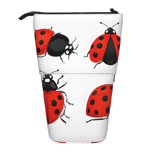 EZDLOWVBA Ladybugs Druck Schreibwaren Tasche für Jungen & Mädchen Ständer Bleistifthalter Reißverschluss Federmäppchen Teleskopkoffer Studenten & Büro Mittelschule EZDLOWVBA Ladybugs Druck Schreibwaren Tasche für Jungen & Mädchen Ständer Bleistifthalter Reißverschluss Federmäppchen Teleskopkoffer Studenten & Büro Mittelschule von EZDLOWVBA