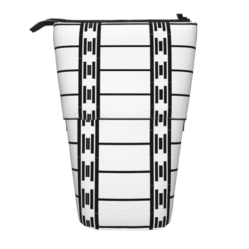 EZDLOWVBA Langhantel Druck Schreibwaren Tasche für Jungen & Mädchen, Ständer Bleistifthalter, Reißverschluss Federmäppchen, Teleskopetui, Studenten & Büro Mittelschule von EZDLOWVBA