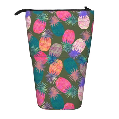 EZDLOWVBA Obst Ananas Druck Schreibwaren Tasche für Jungen & Mädchen Ständer Bleistifthalter Reißverschluss Federmäppchen Teleskopkoffer Studenten & Büro Mittelschule EZDLOWVBA Obst Ananas Druck Schreibwaren Tasche für Jungen & Mädchen Ständer Bleistifthalter Reißverschluss Federmäppchen Teleskopkoffer Studenten & Büro Mittelschule von EZDLOWVBA