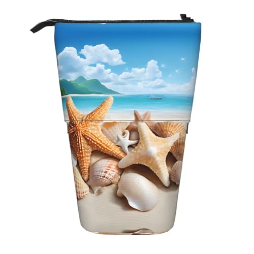 EZDLOWVBA Seashell Beach Print Schreibwaren Tasche für Jungen & Mädchen Ständer Bleistifthalter Reißverschluss Federmäppchen Teleskopkoffer Studenten & Büro Mittelschule EZDLOWVBA Seashell Beach Print Schreibwaren Tasche für Jungen & Mädchen Ständer Bleistifthalter Reißverschluss Federmäppchen Teleskopkoffer Studenten & Büro Mittelschule von EZDLOWVBA