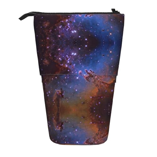 EZDLOWVBA Space Galaxy Print Schreibwaren Tasche für Jungen & Mädchen, Ständer Stifthalter, Reißverschluss Federmäppchen, Teleskopetui, Studenten & Büro Mittelschule EZDLOWVBA Space Galaxy Print Schreibwaren Tasche für Jungen & Mädchen, Ständer Stifthalter, Reißverschluss Federmäppchen, Teleskopetui, Studenten & Büro Mittelschule von EZDLOWVBA
