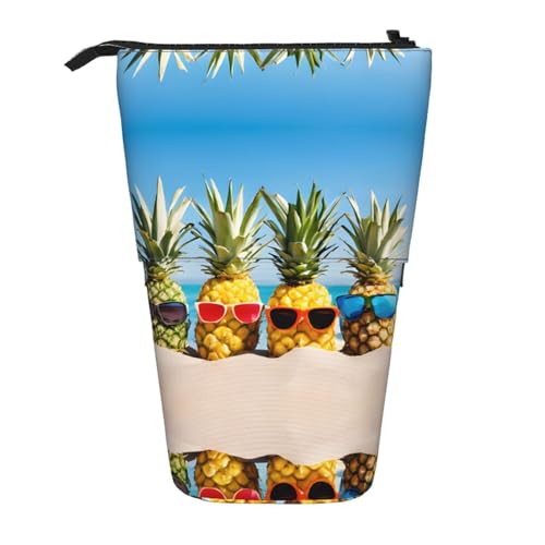 EZDLOWVBA Strand Ananas Druck Schreibwaren Tasche für Jungen & Mädchen Ständer Bleistifthalter Reißverschluss Federmäppchen Teleskopkoffer Studenten & Büro Mittelschule EZDLOWVBA Strand Ananas Druck Schreibwaren Tasche für Jungen & Mädchen Ständer Bleistifthalter Reißverschluss Federmäppchen Teleskopkoffer Studenten & Büro Mittelschule von EZDLOWVBA